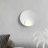 Runde Design-Wandleuchte im japanischen Stil für das Schlafzimmer