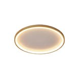 Flache LED-Deckenleuchte aus Holz, dimmbar, Ringdesign, für das Schlafzimmer