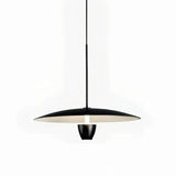 Moderne UFO Hängeleuchte für Esszimmer, höhenverstellbar, schwarz