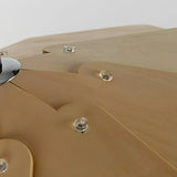 Skandinavische Pendelleuchte aus Eichenholz für den Esstisch, Zapfenform