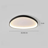 Skandinavische LED-Deckenleuchte fürs Schlafzimmer, dimmbar und ultraflach