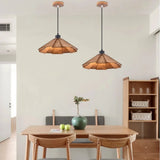 Skandinavische Pendelleuchte aus Holz mit Blumen Design für Esszimmer