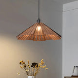 Skandinavische Pendelleuchte aus Holz mit Blumen Design für Esszimmer