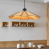 Skandinavische Pendelleuchte aus Holz mit Blumen Design für Esszimmer