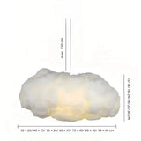 Moderne Wolkenlampe im skandinavischen Design