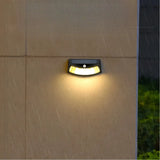 Solar-Außenwandleuchte IP65 für Garten und Terrasse