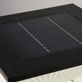 Solar-Garten-Sockelleuchte mit quadratischem Design