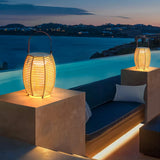 Solar-Gartenlaterne LED tragbar IP65