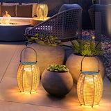 Solar-Gartenlaterne LED tragbar IP65