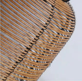 Solar-Gartenlaterne aus handgeflochtenem Rattan