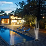 Solar-Gartenleuchte im Schilf-Design, IP65