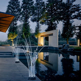 Solar-Gartenleuchte im Schilf-Design, IP65
