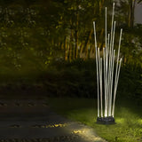 Solar-Gartenleuchte im Schilf-Design, IP65