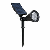 Solar-LED-Gartenstrahler mit Erdspieß, IP65