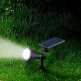 Solar-LED-Gartenstrahler mit Erdspieß, IP65