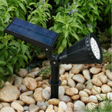 Solar-LED-Gartenstrahler mit Erdspieß, IP65