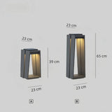 Moderne Gartenlaterne Solar aus Metall mit IP65