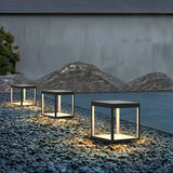 Solar-Terrassenlaterne eckig IP65 für Garten