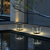 Solar-Terrassenlaterne eckig IP65 für Garten