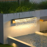 Solar Aussenwandleuchte LED für den Außenbereich, Modernes Design