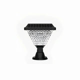Solar Sockelleuchte IP65 Modern für Terrassen Schwarz