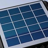 Solar Sockelleuchte IP65 Modern für Terrassen Schwarz