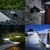 Solar LED-Außenstrahler mit Bewegungsmelder für Garten und Hof
