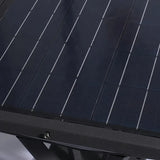 Solar Sockelleuchte für den Außenbereich IP65 – Schwarz