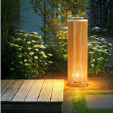 Solar Terrassenlaterne aus Seilgeflecht, IP65 wasserdicht
