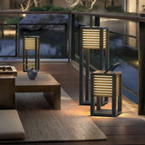 Tragbare Solar-Terrassenlaterne für Garten und Terrasse