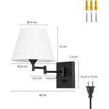 Moderne LED Wandleuchte fürs Schlafzimmer dimmbar und verstellbar