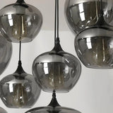 Vintage-Pendelleuchte aus handgeblasenem Glas für das Esszimmer