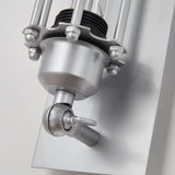 Industrial Wandlampe aus Metall innen