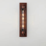 Wandleuchte aus Metall mit Glas im Industrial Design