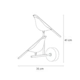 Vogel Wandleuchte im modernen Design für Schlafzimmer