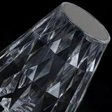 Detailansicht des facettierten Acrylglasschirms