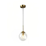Moderne Glas Pendelleuchte in Kugelform für Esszimmer & Esstisch
