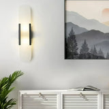 Moderne ovale Marmor-Wandleuchte für das Schlafzimmer