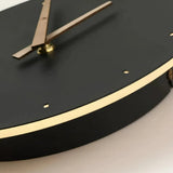 Moderne runde Wandleuchte mit Uhr für Wohnzimmer