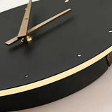 Moderne runde Wandleuchte mit Uhr für Wohnzimmer