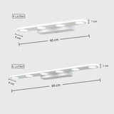 Bad Wandleuchte LED weiß modern dimmbar IP44