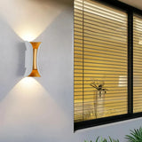 Außenwandleuchte LED Up Down, IP65, aus Metall, modernes Design