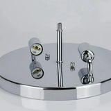 Kristall-Deckenleuchte Chrom mit E12-Fassung