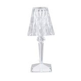 Acryl Kristall Diamant Tischlampe mit Dreifarbigem Licht - Lampe Markt