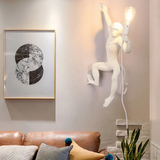 Art Deco Affen Wandleuchte für das Wohnzimmer im modernen Stil