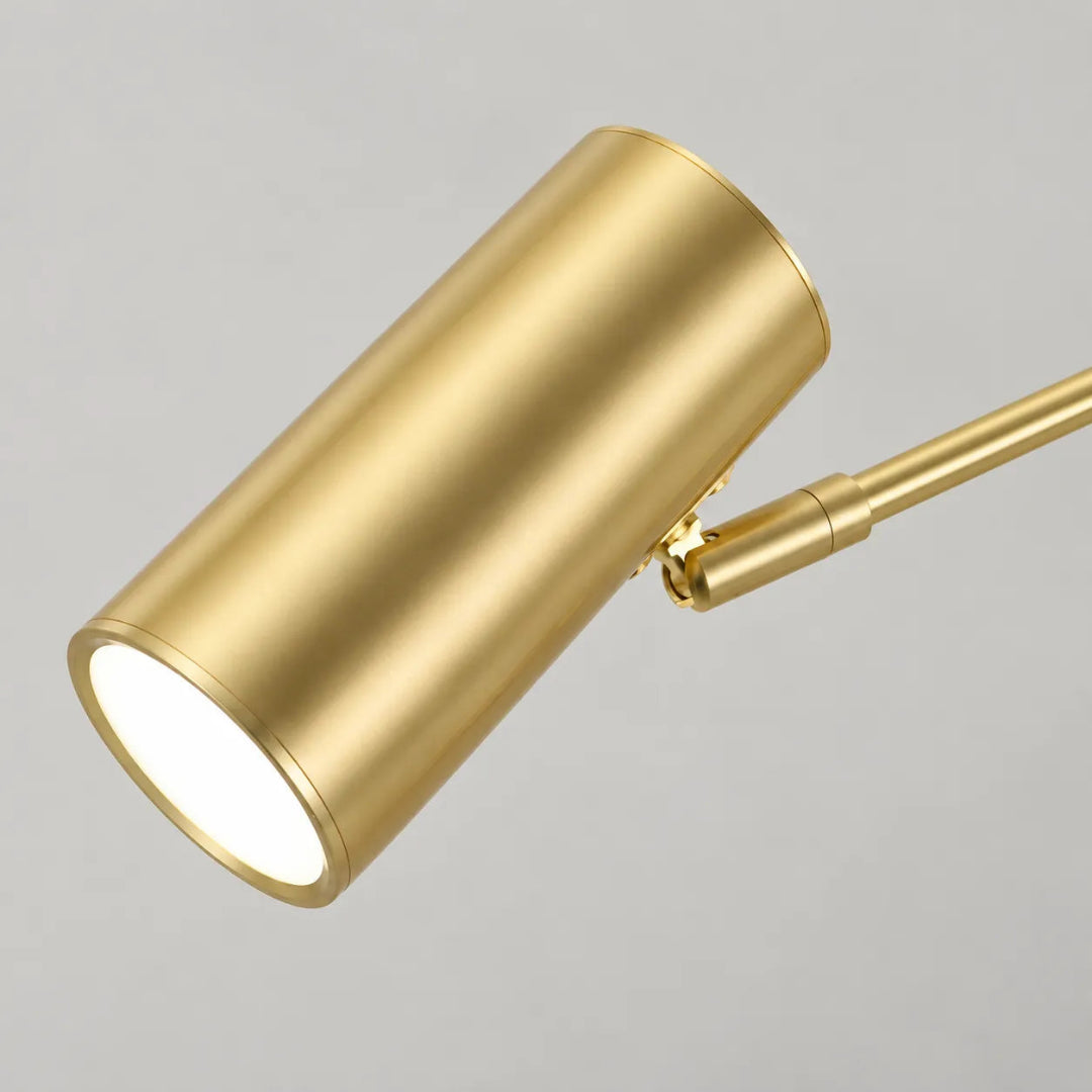 Verstellbarer Lampenkopf einer LED-Wandleselampe