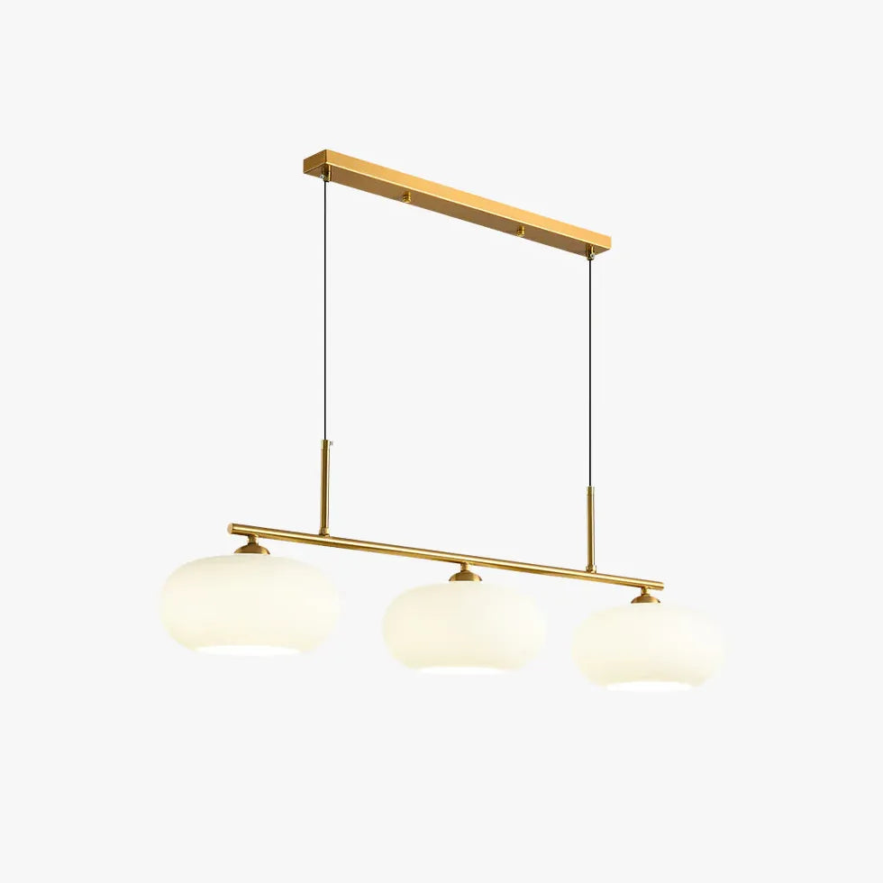 Esszimmer Hängelampe LED Glas weiß modern - Lampe Markt