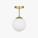 Deckenleuchte hängend modern nordisch schlicht milchweiße Kugel - Lampe Markt