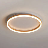 Deckenleuchte Holzoptik modern rundes schlichtes Design - Lampe Markt