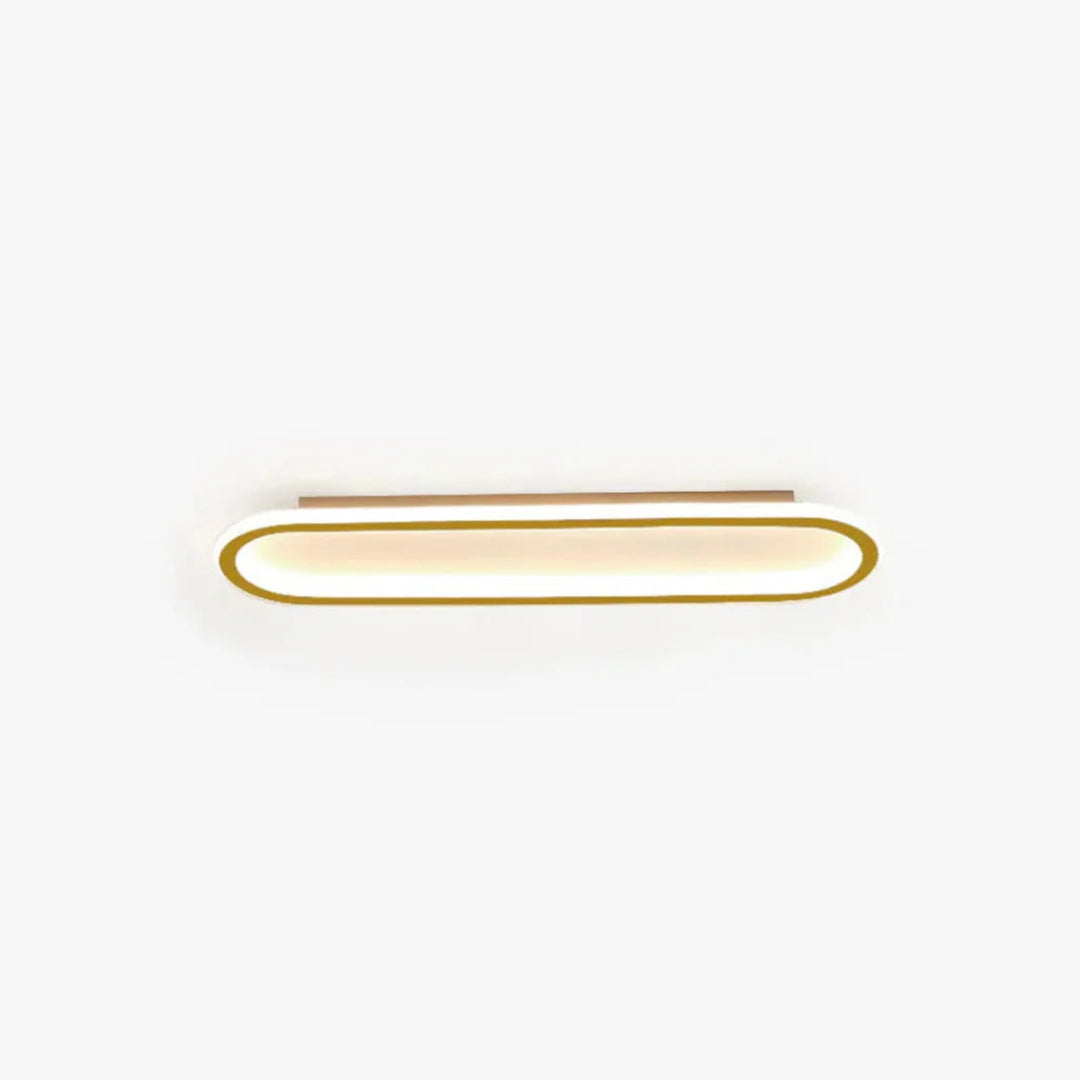 Deckenleuchte LED Farbwechsel modern ovales Design - Lampe Markt